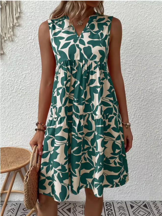 Juniper - Tiered Leaf Dress