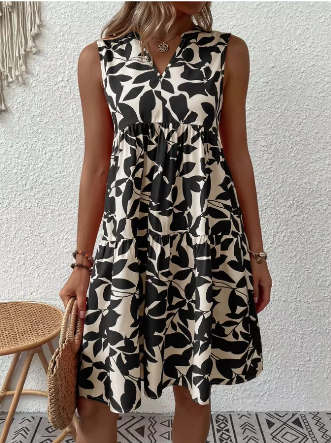 Juniper - Tiered Leaf Dress