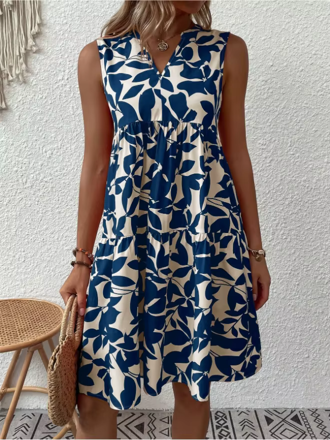 Juniper - Tiered Leaf Dress
