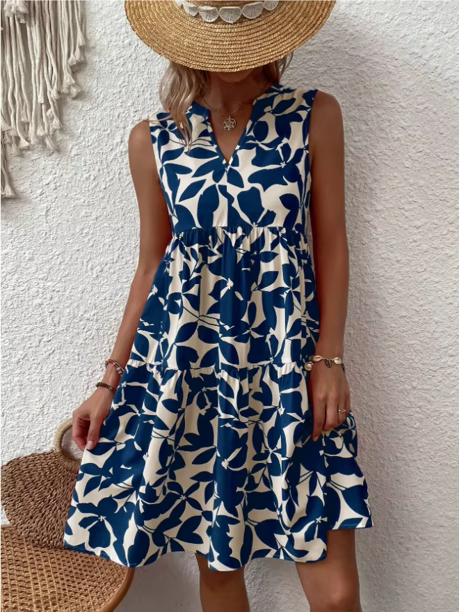 Juniper - Tiered Leaf Dress