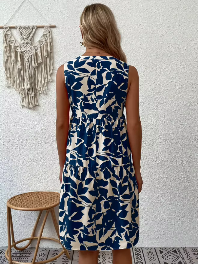 Juniper - Tiered Leaf Dress